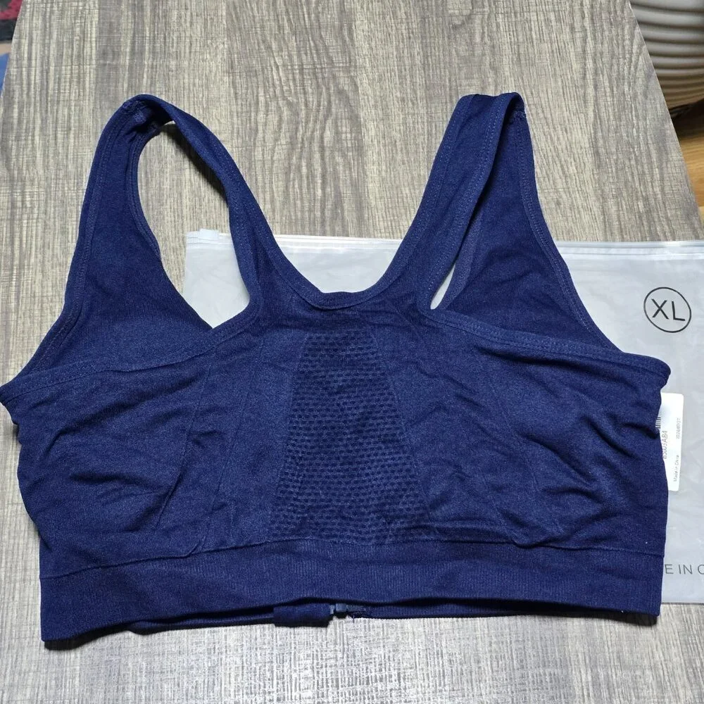 XLarge Zip Front Sports Bra, Post Surgery Bra - Brand New - Picture 4 of 4